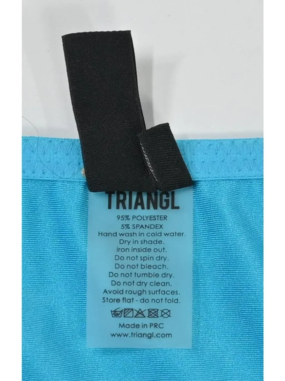 Triangl Swimwear Bikini Bottoms in Blue Sparkle